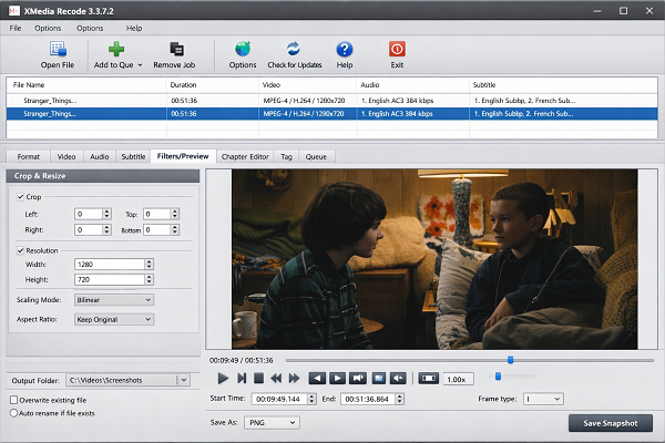 تحميل برنامج XMedia Recode لتحويل الفيديو والصوت مجانا