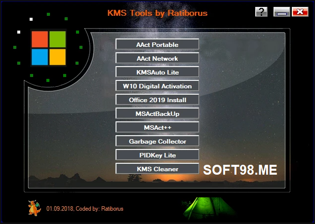 KMS أدوات المحمولة لنظام التشغيل ويندوز 32-64 بت