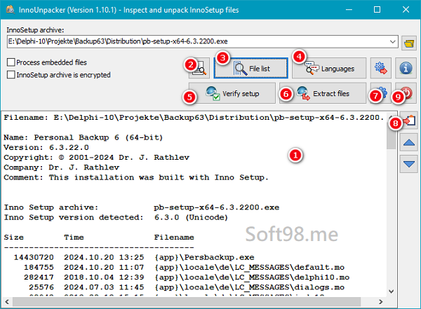 Inno Setup Unpacker تحميل ويندوز 1
