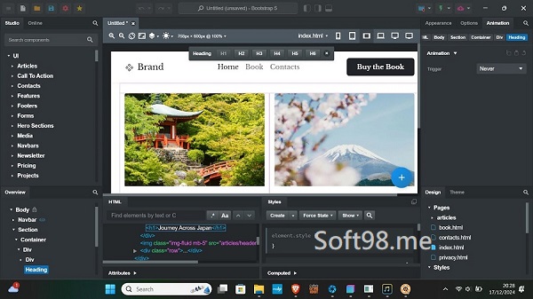 تحميل Bootstrap Studio 2024