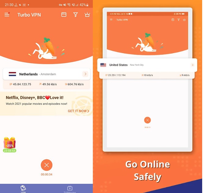 توربو VPN APK لايت