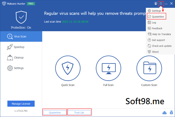 مجاني Glary Malware Hunter Pro