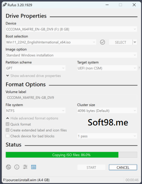 Rufus 4.12 + نسخة محمولة