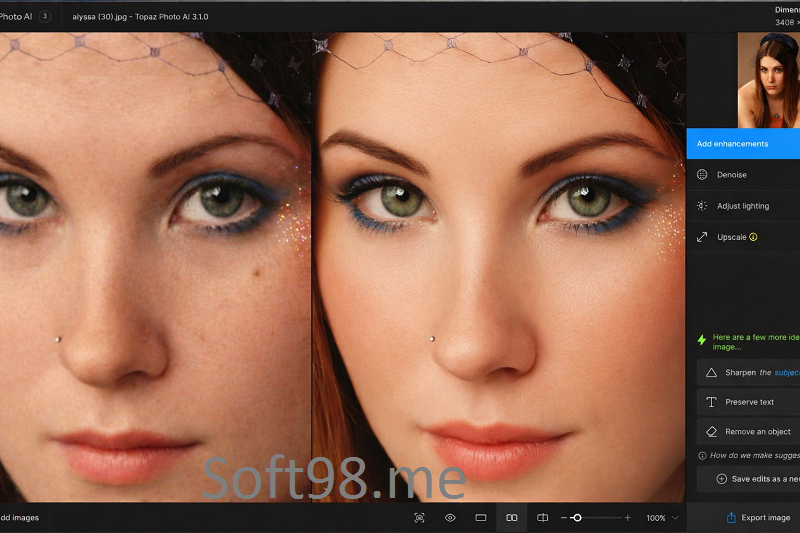 تحميل برنامج Topaz Photo AI Portable v1.3.1 (x64) مع جميع النماذج لتحسين الصور